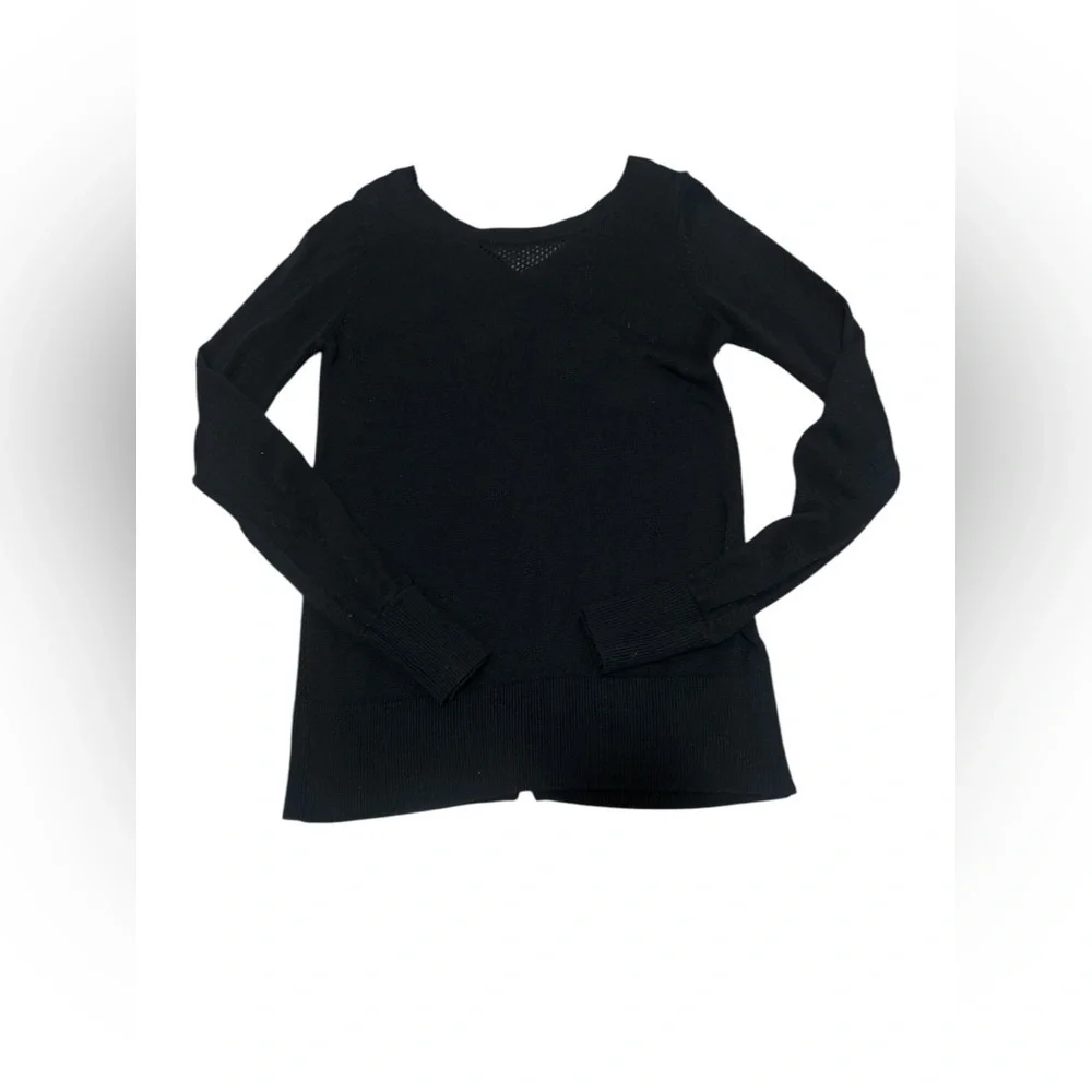 Lululemon Sunset Savasana Pullover II Knit Sweater Open Back